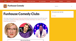 Desktop Screenshot of funhousecomedy.co.uk